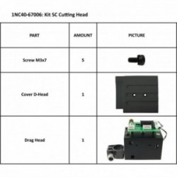 Kit Cabeça para SummaCut (novos modelos)