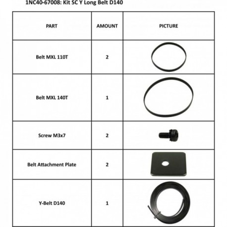 Y LONG BELT 54 CUTTER
