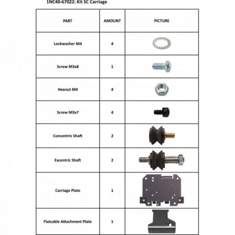 KIT CARRIAGE ASSY