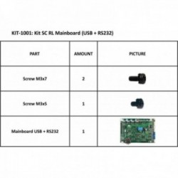 KIT-1001: Placa madre SC-R (USB+RS232)