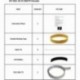 KIT 1021 - SC D60/75 FLATCABLE
