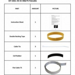 KIT 1021 - SC D60/75 CABO PLANO