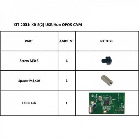 KIT S2 USB HUB OPOS-CAM