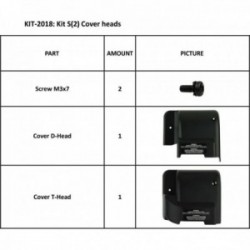 KIT 2018 COBERTURA DA CABEÇA para S2