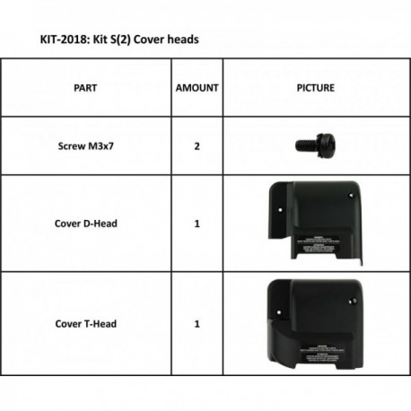 KIT S2 COVER HEADS