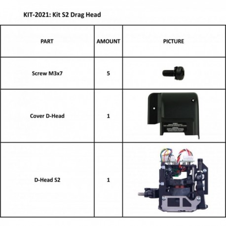 KIT 2021 S2 TÊTE DE LAME FLOTANTE