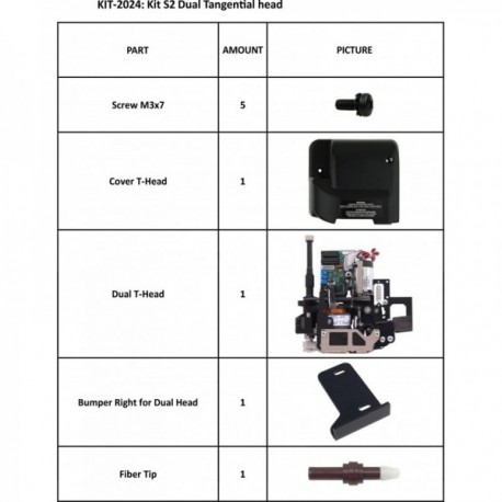 KIT 2024 S2 DUAL TANGENTIAL HEAD