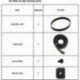 KIT 2026 S2 120 BELTS (X/Y)
