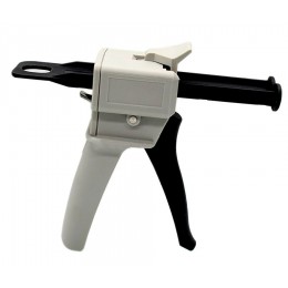 Bicomponent dispenser gun