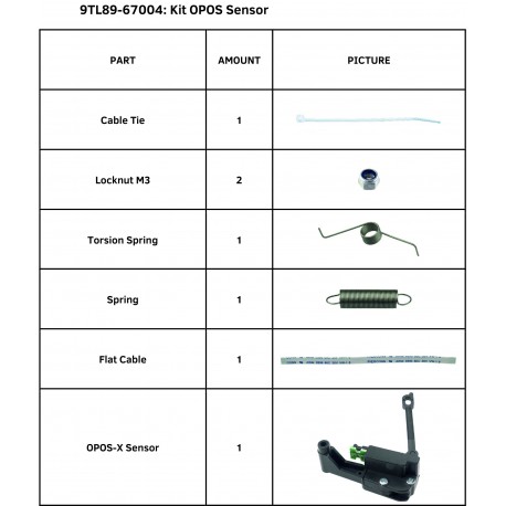Kit Senseur Opos