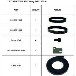 Kit Correas largas S One D140