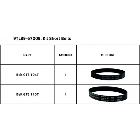 KIT SHORT BELTS