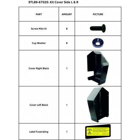 KIT COVER SIDE L & R