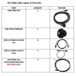 USB cable kit F1612 / 1330/1832/2630 (NOT F32XX)