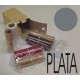 Pack resina plata brillo 120 m. + chip nº 10 - uso interior
