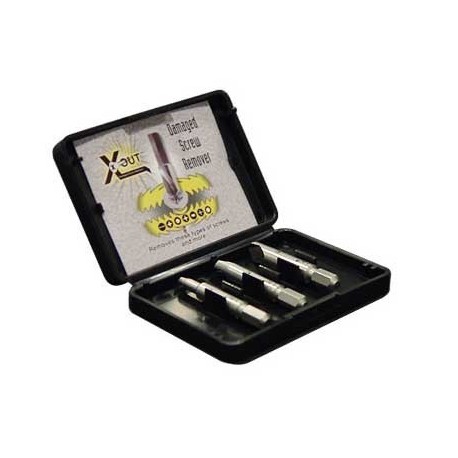 X-out juego de 3 extractores de tornillos