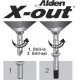 X-out juego de 3 extractores de tornillos